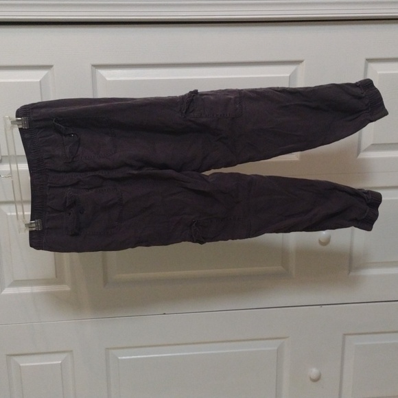 C & C California Lyocell Grey Cargo Jogger Pants sz M - Picture 2 of 4